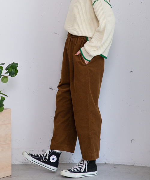 POU DOU DOU(プードゥドゥ)の「normes鳥ポケットペグトップパンツ(その他パンツ・レディース・ライトグレー/ブラウン/ネイビー・M)」の10枚目の写真