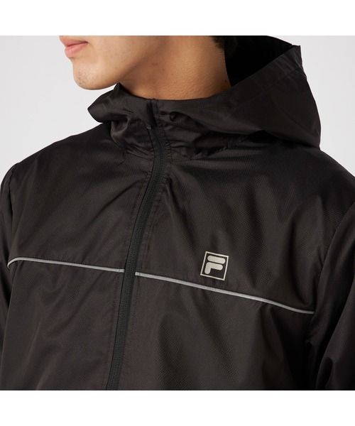 FILA(フィラ)の「FILA フィラ スポーツ ライトリップ 裏フリース ハイブリット ジャケット(ブルゾン・メンズ・ブラック/チャコールグレー/ネイビー・M/LL/L)」の22枚目の写真