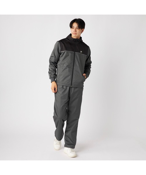 FILA(フィラ)の「FILA フィラ スポーツ ライトリップ 裏フリース ハイブリット ジャケット(ブルゾン・メンズ・ブラック/チャコールグレー/ネイビー・M/LL/L)」の14枚目の写真