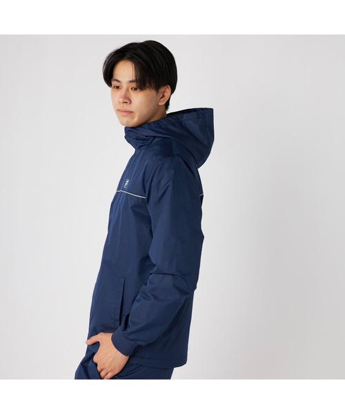 FILA(フィラ)の「FILA フィラ スポーツ ライトリップ 裏フリース ハイブリット ジャケット(ブルゾン・メンズ・ブラック/チャコールグレー/ネイビー・M/LL/L)」の15枚目の写真