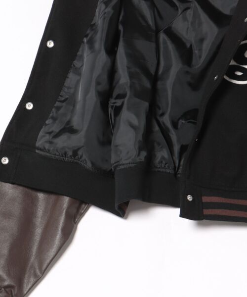 GORGE（ゴージ）の「《配色×ショート丈》レディース スタジャン ブルゾン 体型カバー ゆる袖 アウター 秋冬（その他アウター・レディース・ブラウン・F）」の14枚目の写真