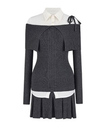 Layered Grace Knit Dress（ワンピース）｜silent(and)（サイレント