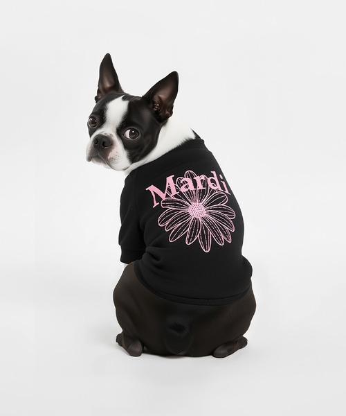 Mardi マルディメクルディ 花柄 犬用 トレーナー M Mardi Mercredi（マルディメクルディ） 犬 服 PET SWEATSHIRT