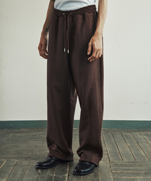 CUT-OFF SWEATPANTS BROWN