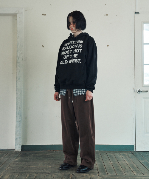 THEVINYLHOUSE（ザバイニルハウス）の「CUT-OFF SWEATPANTS BROWN（スウェットパンツ・メンズ・その他・S/M/L）」の4枚目の写真