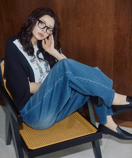 a/mie（アミー）の「＜ａ＞カーブデニム / 1216139203（デニムパンツ・レディース・ネイビー/ブルー・MEDIUM/P/S）」の11枚目の写真