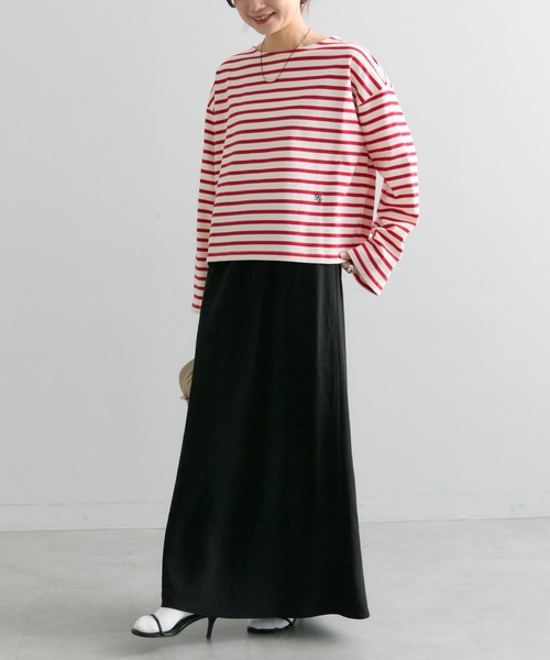 PUAL CE CIN（ピュアルセシン）の「ボーダーショートカットソー（Tシャツ/カットソー・レディース・レッド系/イエロー系/ブラック系・FREE）」の16枚目の写真