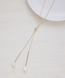 ROPE' PICNIC | パールトップラリエットネックレス(ネックレス)