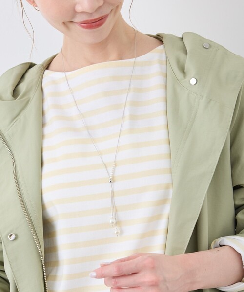 ROPE' PICNIC（ロペピクニック）の「パールトップラリエットネックレス（ネックレス・レディース・ゴールド/シルバー・FREE）」の8枚目の写真