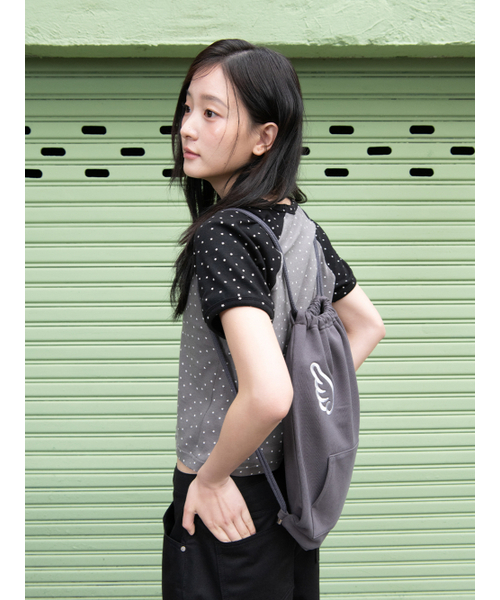 OAFISH(オアフィッシュ)の「MINI STAR RAGLAN T-SHIRT, CHARCOAL(Tシャツ/カットソー・レディース・その他・ONE SIZE)」の4枚目の写真