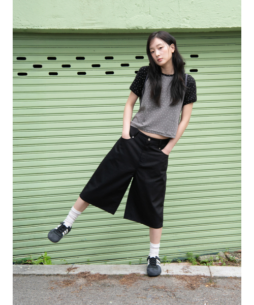 OAFISH(オアフィッシュ)の「MINI STAR RAGLAN T-SHIRT, CHARCOAL(Tシャツ/カットソー・レディース・その他・ONE SIZE)」の5枚目の写真