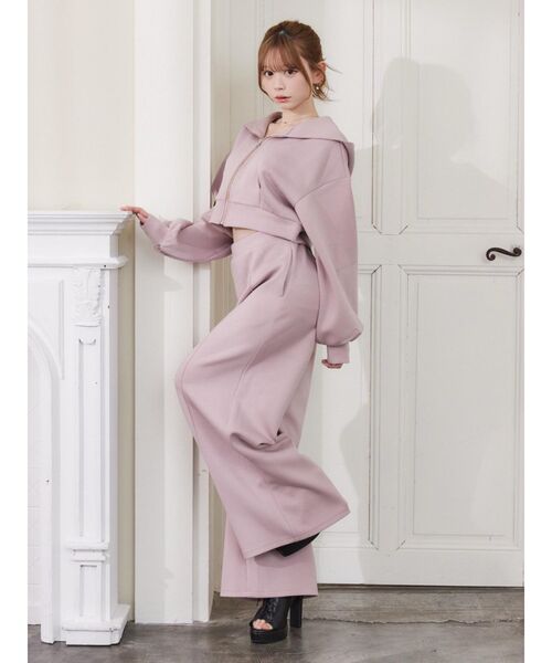 EATME（イートミー）の「【SETUP】センタープレスワイドパンツ（その他パンツ・レディース・アイボリー/ブラック/ブルー/ピンク・FREE）」の7枚目の写真