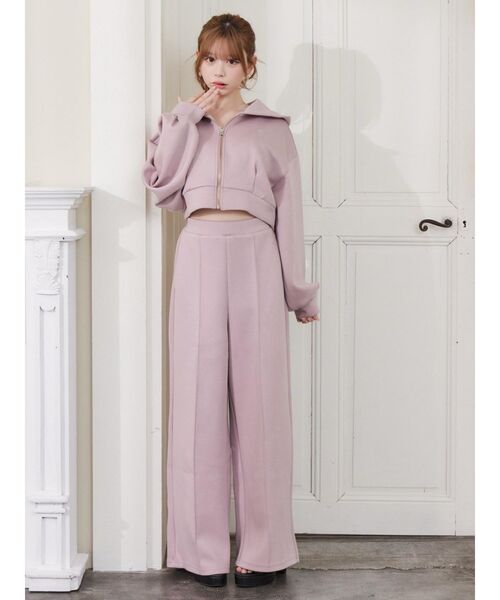 EATME（イートミー）の「【SETUP】センタープレスワイドパンツ（その他パンツ・レディース・アイボリー/ブラック/ブルー/ピンク・FREE）」の10枚目の写真