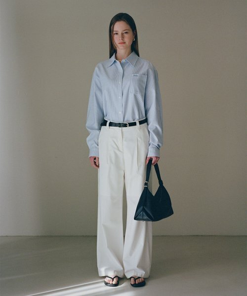 COTTON CHINO PANTS [WHITE]