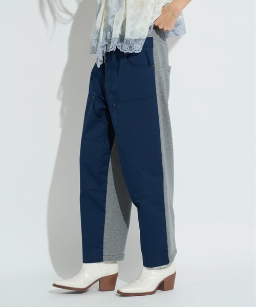 ANNA SUI NYC（アナ スイ エヌ ワイ シー）の「2FACEロングパンツ（その他パンツ・レディース・ベージュ/ネイビー・FREE）」の4枚目の写真