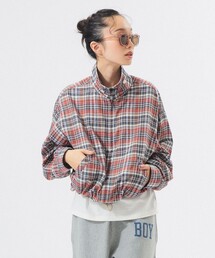 BEAMS BOY | マドラス チェック ブルゾン(ブルゾン)