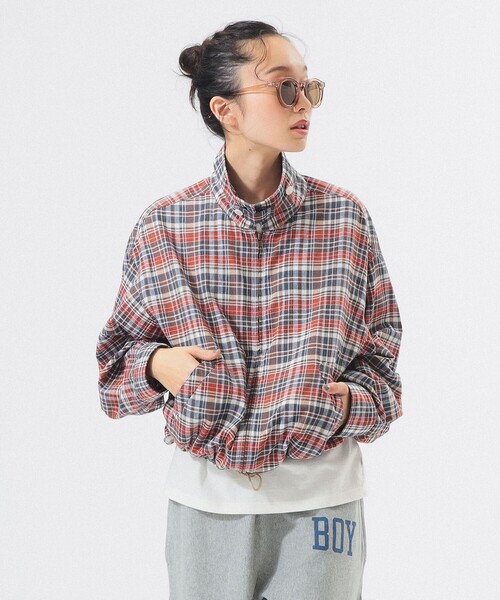 マドラス チェック ブルゾン（ブルゾン）｜BEAMS BOY（ビームスボーイ