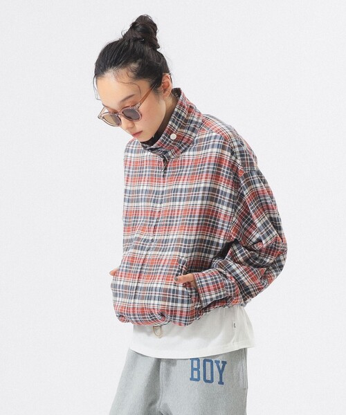 BEAMS BOY(ビームスボーイ)の「マドラス チェック ブルゾン(ブルゾン・レディース・ブラック/レッド・ONE SIZE)」の13枚目の写真
