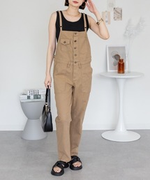 ツイルステッチサロペットパンツ オーバーオール サロペット オールインワン