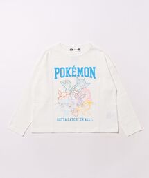 Right-on | 【ＰＯＫＥＭＯＮ】プリント長袖Ｔシャツ(Tシャツ/カットソー)