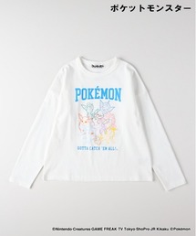 Right-on（ライトオン）の「【POKEMON】プリント長袖Tシャツ (ポケットモンスター/キッズファッション/カジュアルスタイル)（Tシャツ/カットソー）」