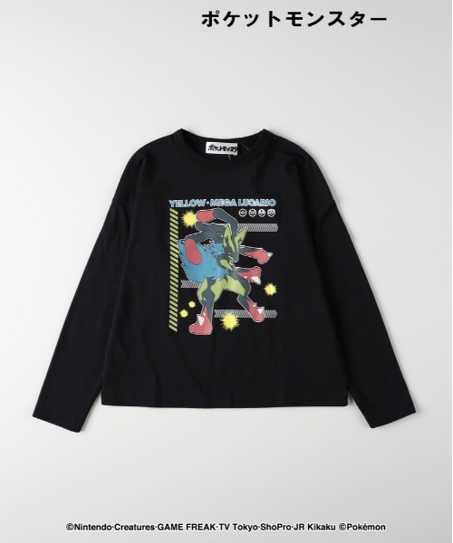 Right-on（ライトオン）の「【POKEMON】プリント長袖Tシャツ (ポケットモンスター/キッズファッション/カジュアルスタイル)（Tシャツ/カットソー・キッズ・オフホワイト/ブラック・120/130/140/110）」の7枚目の写真