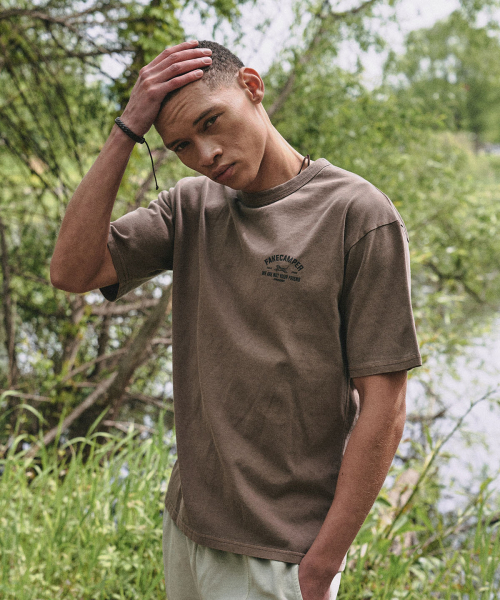 FAKE CAMPER（フェイクキャンパー）の「ピグメントタイガーオリジナルヴィンテージ半袖Tシャツ[BROWN]（Tシャツ/カットソー・メンズ・ブラウン・SMALL/MEDIUM/LARGE/X-LARGE）」の5枚目の写真