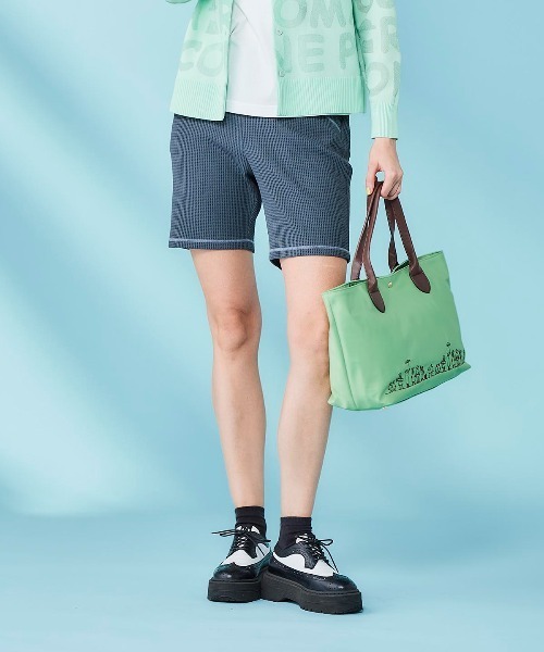 Picone CLUB(ピッコーネクラブ)の「ワッフル地UVハーフパンツ(その他パンツ・レディース・ブラック/グレー/ネイビー/ベージュ・LL/L/M)」の3枚目の写真