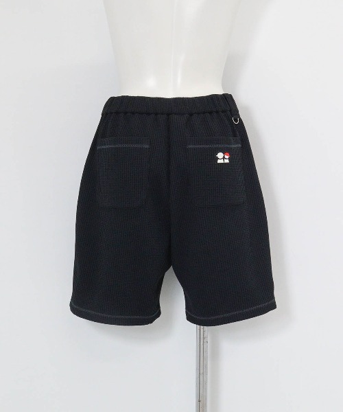 Picone CLUB(ピッコーネクラブ)の「ワッフル地UVハーフパンツ(その他パンツ・レディース・ブラック/グレー/ネイビー/ベージュ・LL/L/M)」の5枚目の写真