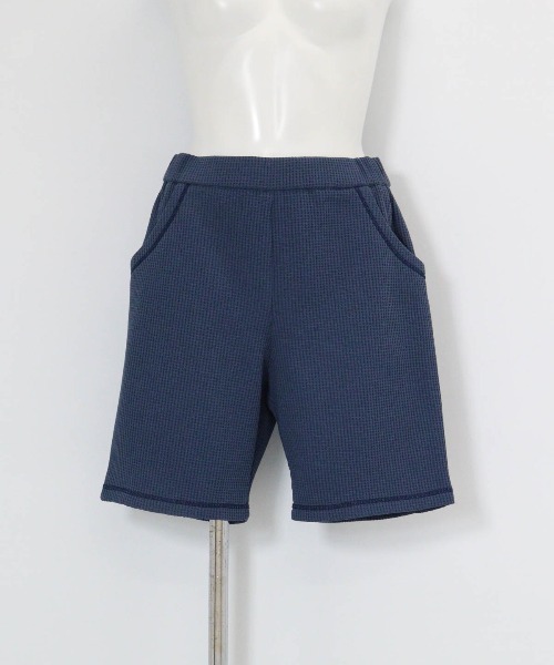 Picone CLUB(ピッコーネクラブ)の「ワッフル地UVハーフパンツ(その他パンツ・レディース・ブラック/グレー/ネイビー/ベージュ・LL/L/M)」の8枚目の写真