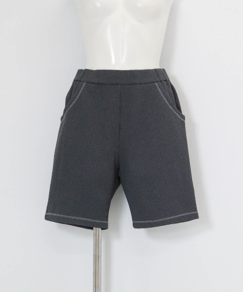 Picone CLUB(ピッコーネクラブ)の「ワッフル地UVハーフパンツ(その他パンツ・レディース・ブラック/グレー/ネイビー/ベージュ・LL/L/M)」の10枚目の写真