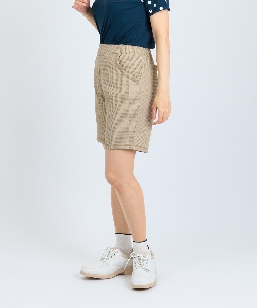 Picone CLUB(ピッコーネクラブ)の「ワッフル地UVハーフパンツ(その他パンツ・レディース・ブラック/グレー/ネイビー/ベージュ・LL/L/M)」の19枚目の写真