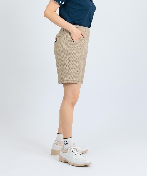 Picone CLUB(ピッコーネクラブ)の「ワッフル地UVハーフパンツ(その他パンツ・レディース・ブラック/グレー/ネイビー/ベージュ・LL/L/M)」の21枚目の写真
