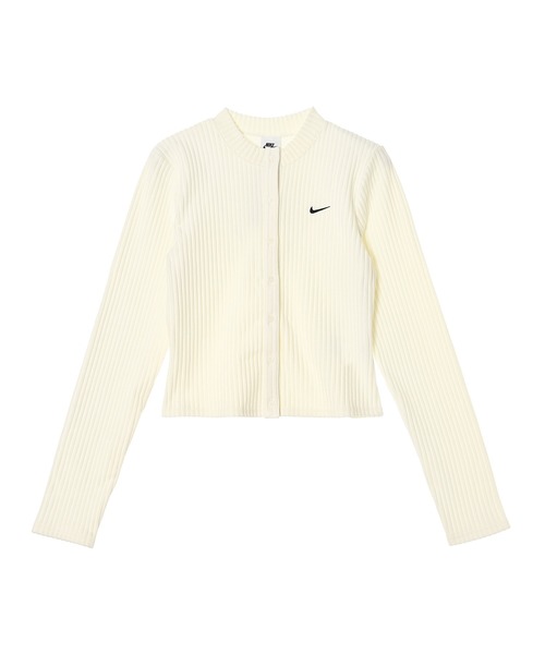 NIKE（ナイキ）の「NIKE WMNS NSW CHLL KNIT WIDE R IF0235-133（カーディガン/ボレロ・レディース・ホワイト・MEDIUM/LARGE）」の2枚目の写真