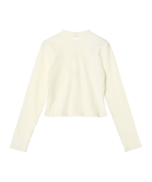 NIKE（ナイキ）の「NIKE WMNS NSW CHLL KNIT WIDE R IF0235-133（カーディガン/ボレロ・レディース・ホワイト・MEDIUM/LARGE）」の3枚目の写真
