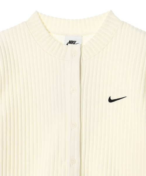 NIKE（ナイキ）の「NIKE WMNS NSW CHLL KNIT WIDE R IF0235-133（カーディガン/ボレロ・レディース・ホワイト・MEDIUM/LARGE）」の4枚目の写真