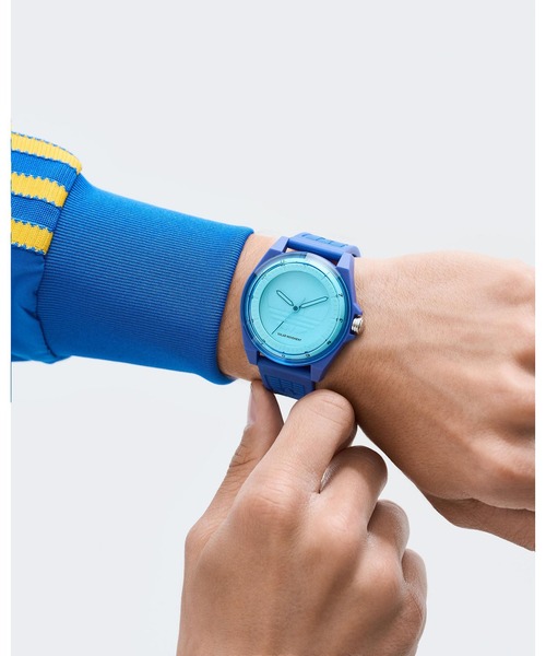 adidas（アディダス）の「adidas originals/アディダスオリジナルス PROJECT FOUR 腕時計 ADS-AOST25528 ユニセックス（アナログ腕時計・レディース・ブルー・FREE）」の2枚目の写真