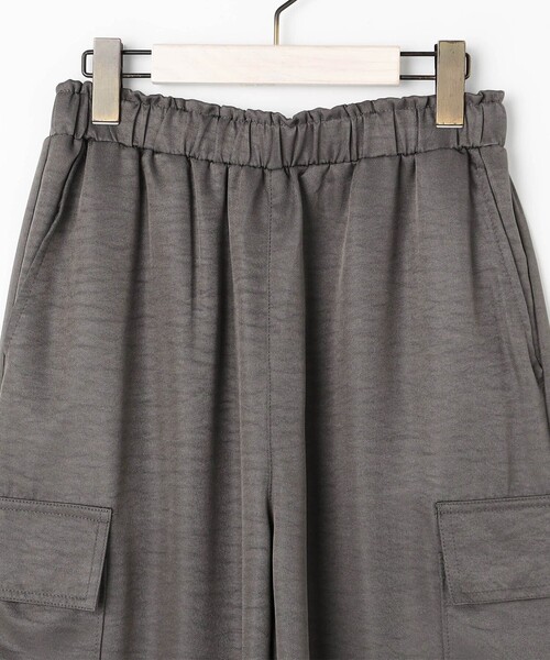 NICOLE white(ニコルホワイト)の「カーゴパンツ(その他パンツ・レディース・ブラック/カーキ/チャコールグレー/ライトグレー・FREE)」の5枚目の写真