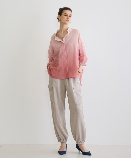 NICOLE white(ニコルホワイト)の「カーゴパンツ(その他パンツ・レディース・ブラック/カーキ/チャコールグレー/ライトグレー・FREE)」の3枚目の写真