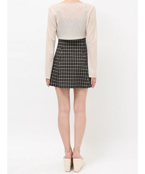 RESEXXY(リゼクシー)の「カットアンサンブルミニワンピース(ワンピース・レディース・アイボリー/ベージュ/その他1・SMALL/MEDIUM)」の5枚目の写真