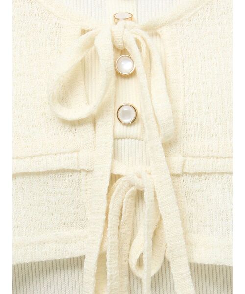 RESEXXY(リゼクシー)の「カットアンサンブルミニワンピース(ワンピース・レディース・アイボリー/ベージュ/その他1・SMALL/MEDIUM)」の9枚目の写真