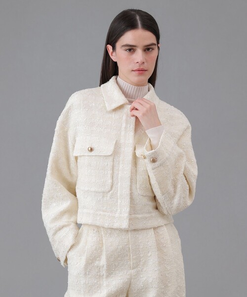 ANAYI（アナイ）の「シャンブレーショートコート（その他アウター