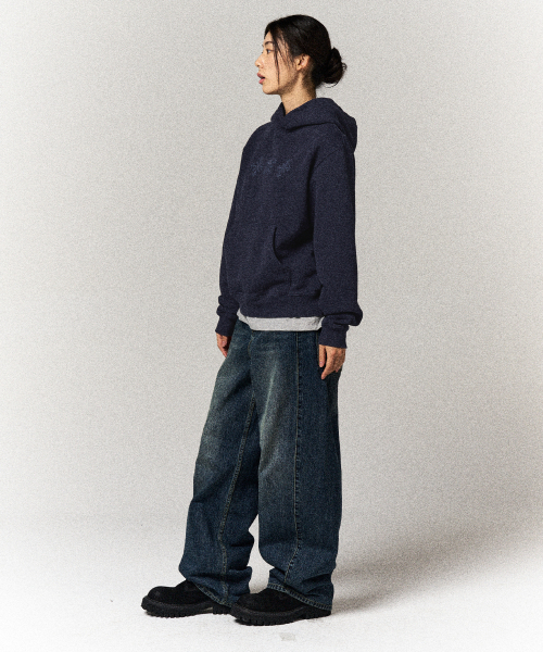 SLOWACID（スローアシッド）の「リファインドエッセンシャルワイドデニムパンツ[ブルー]（デニムパンツ・レディース・その他・SMALL/MEDIUM/LARGE）」の7枚目の写真
