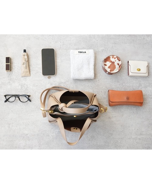 reca（レカ）の「ショルダー付きハンドバック（ショルダーバッグ・レディース・ベージュ/ブラック・ONE SIZE）」の18枚目の写真