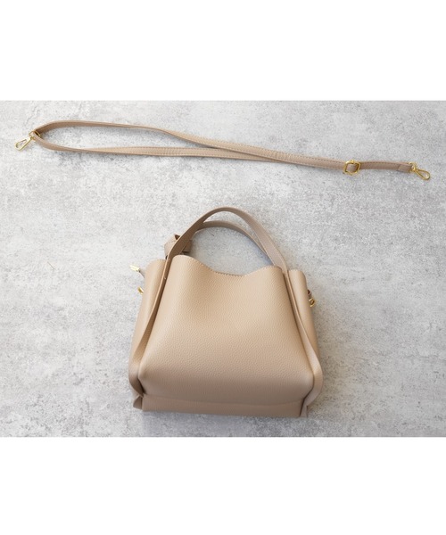 reca（レカ）の「ショルダー付きハンドバック（ショルダーバッグ・レディース・ベージュ/ブラック・ONE SIZE）」の22枚目の写真