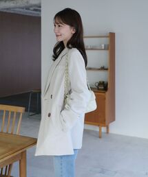 cle blatt（クレブラット）の「ネップヤーンダブルボタンジャケット（テーラードジャケット）」