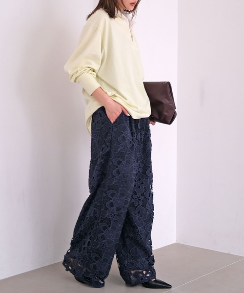 AKTE（アクテ）の「コットンラガーシャツ（シャツ/ブラウス・レディース・ライム/ブラウン・FREE）」の16枚目の写真