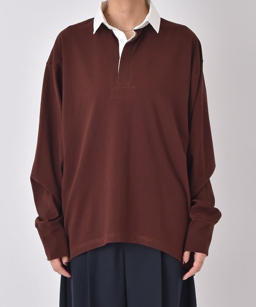 AKTE（アクテ）の「コットンラガーシャツ（シャツ/ブラウス・レディース・ライム/ブラウン・FREE）」の18枚目の写真