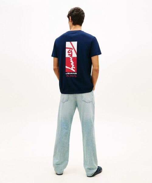 tommy jeans(トミー ジーンズ)の「サインブロックショートスリーブTシャツ(Tシャツ/カットソー・メンズ・マルチ/ホワイト・LARGE/X-LARGE/MEDIUM/SMALL/X-SMALL)」の5枚目の写真