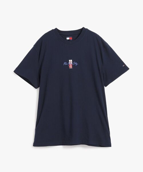 tommy jeans(トミー ジーンズ)の「サインブロックショートスリーブTシャツ(Tシャツ/カットソー・メンズ・マルチ/ホワイト・LARGE/X-LARGE/MEDIUM/SMALL/X-SMALL)」の6枚目の写真
